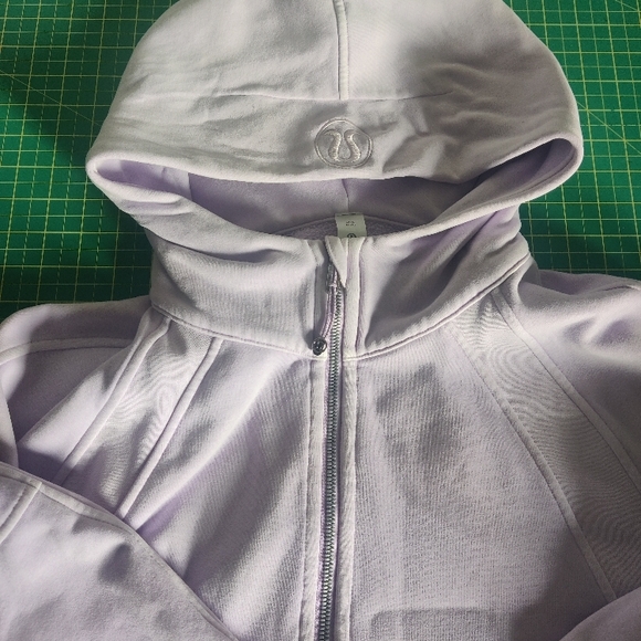 Lululemon Half Zip Hoodie Scuba Dye Purple Cosmo - Picture 4 of 8